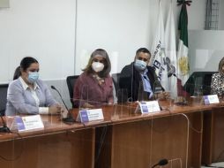 Consejeras y consejeros externaron su felicitación a Brenda Serafín y agradecieron a Alcaraz Cross por su trabajo hecho durante estos siete años. ESPECIAL /