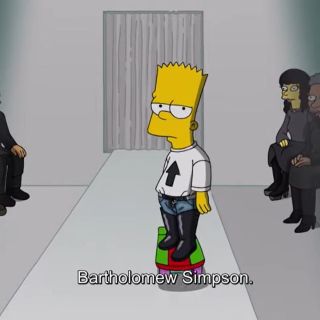 "Los Simpson" modelan para Balenciaga