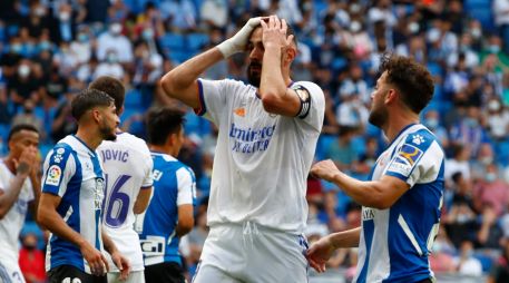 MAL PASO. Pese al gol de Karim Benzema, el Madrid ya no pudo remontar. AP/J. MONFORT