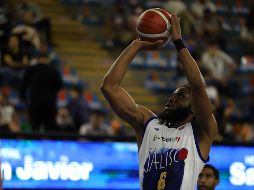 Ikechukwu Diogu fue el máximo anotador del partido y fue quien comandó la ofensiva de Astros con 26 puntos en su cuenta personal. TWITTER/@AstrosJalisco
