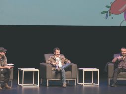 Talento. Panelistas de la clase magistral: “El camino al Oscar para ‘Sound of Metal’”. El Informador / R. Murillo 