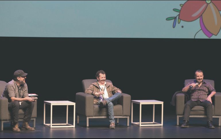 Talento. Panelistas de la clase magistral: “El camino al Oscar para ‘Sound of Metal’”. El Informador / R. Murillo 