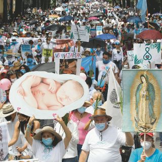 Marchan en Guadalajara contra la despenalización del aborto