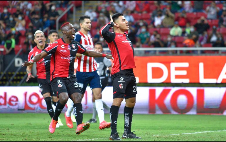 Atlas se quedó con el Clásico Tapatío al vencer por la mínima al Guadalajara. IMAGO7/S. Bautista