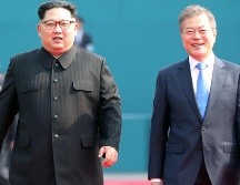 El líder del Norte, Kim Jong-un, y el presidente surcoreano, Moon Jae-in. EFE/ ARCHIVO