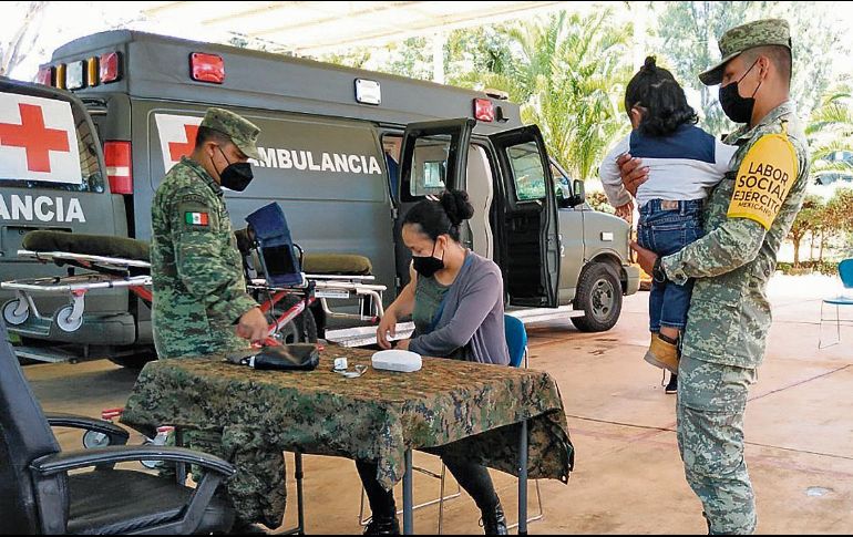El Ejército participa en la seguridad, en construcciones de megaobras y hasta en temas de salud. ESPECIAL