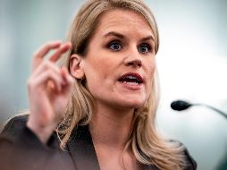 Frances Haugen, exempleada de Facebook, declaró hoy ante la Subcomisión del Senado de Protección del Consumidor, en Washington, DC. EFE/J. Botsford