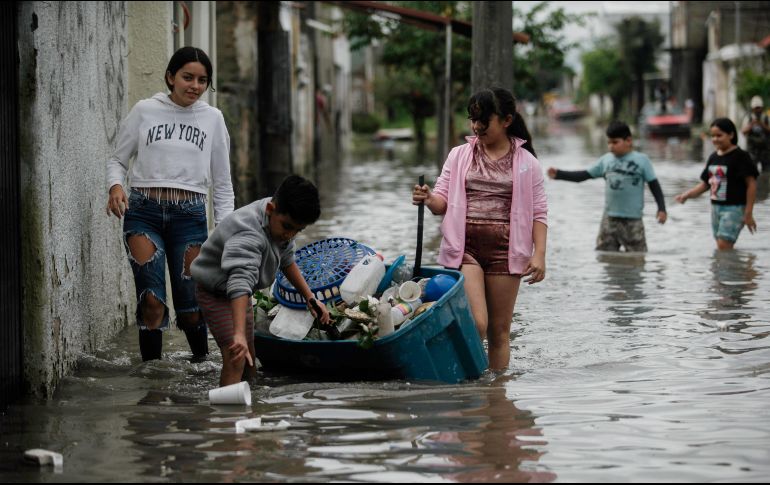 Ojo de agua. Esta zona se ha inundado dos veces en un mes. EL INFORMADOR/G. Gallo