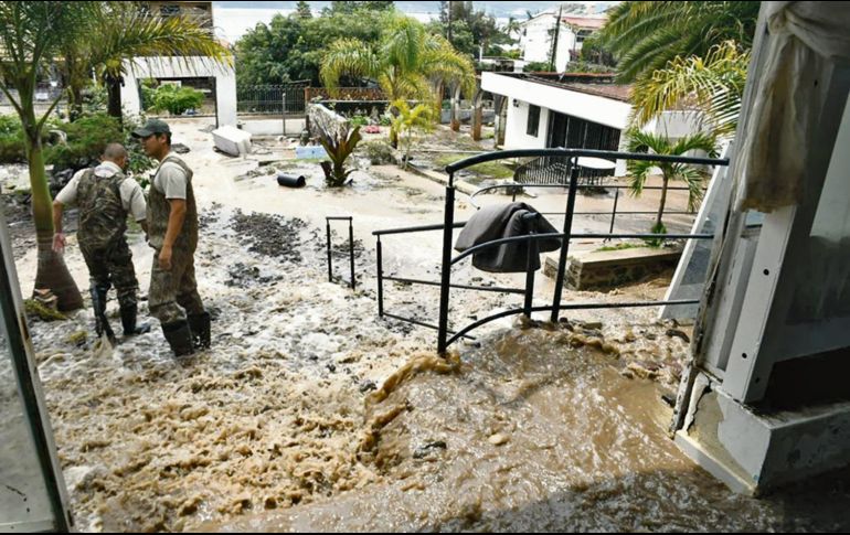 Ajijic. Al menos 150 casas resultaron con daños. ESPECIAL