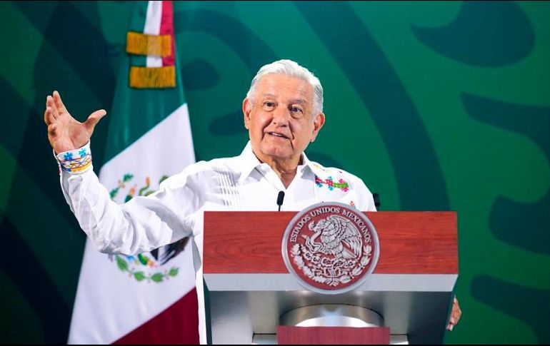 El Presidente realizó críticas al consumismo durante su conferencia de prensa diaria. EFE/Presidencia de México