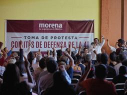 Mario Delgado, presidente de Morena, estuvo ayer en Tlaquepaque. TWITTER/mario_delgado