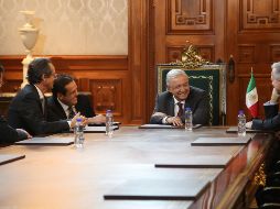 AMLO difundió en sus redes sociales una imagen del encuentro. TWITTER/@lopezobrador_