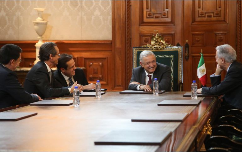 AMLO difundió en sus redes sociales una imagen del encuentro. TWITTER/@lopezobrador_