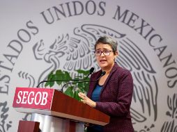 Karla Quintana se reunió con la Comisión de Derechos Humanos del Senado de la República. EFE/Archivo