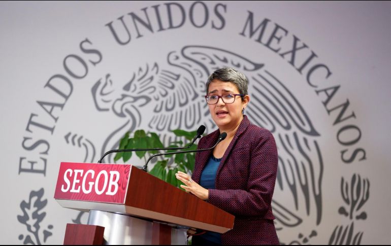 Karla Quintana se reunió con la Comisión de Derechos Humanos del Senado de la República. EFE/Archivo