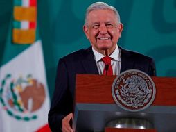 AMLO destacó que hay que trabajar todos juntos para la realización de sus proyectos. EFE/M. Guzmán