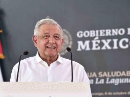 López Obrador visitó hoy el Centro Regional de Atención a Emergencias de Conagua en Lerdo, Durango. ESPECIAL/Presidencia