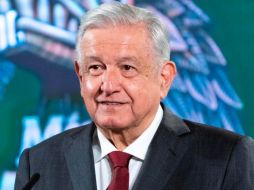 AMLO fue acompañado en el evento por el gobernador Alfredo Ramírez Bedolla, así como por los integrantes de su gabinete Legal y Ampliado. EFE/Presidencia de México