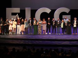 Todos los ganadores de esta edición posan ante los medios. EL INFORMADOR/A. Camacho