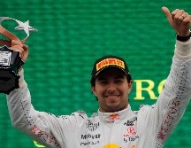 Pese al podio, Pérez se mantiene en el quinto lugar del Campeonato de Pilotos. AP /U. Bektas