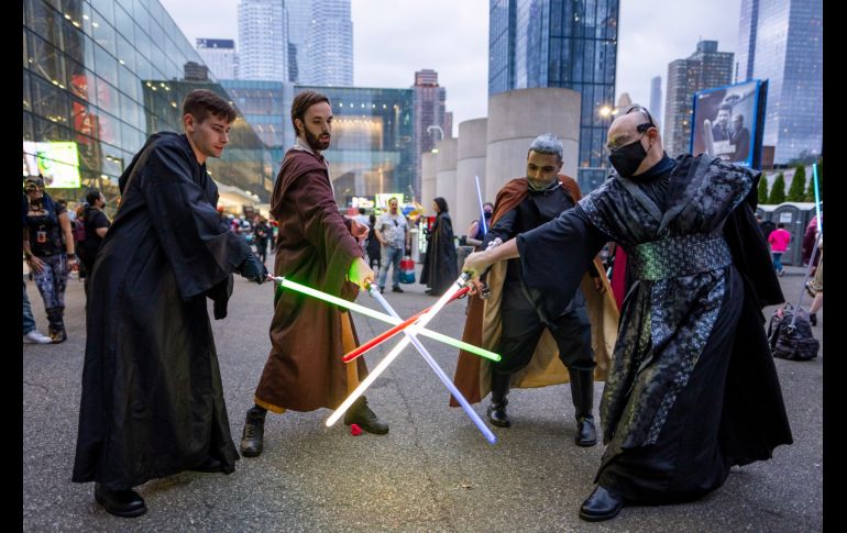 Aficionados de Star Wars. AP/Invision/C. Sykes