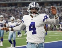 Dak Prescott lanzó tres touchdowns y vive un gran momento. AFP/W. HITT