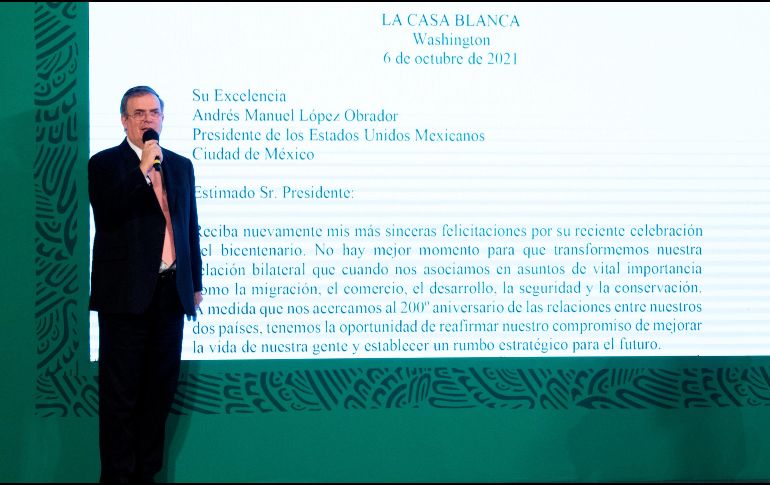 Antony Blinken entregó la respuesta el viernes pasado durante su visita a México al canciller mexicano, Marcelo Ebrard, quien la leyó este lunes durante la rueda de prensa matutina de AMLO. EFE