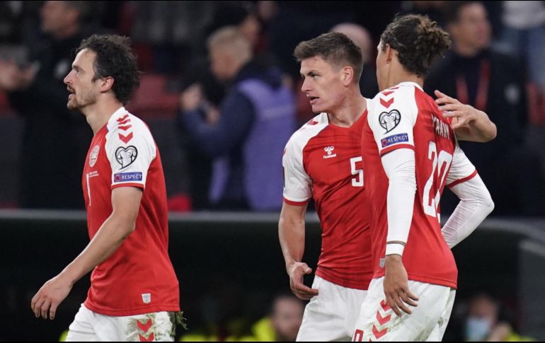 Los danéses sumaron su octavo partido sin recibir gol. AFP/L. Sabroe