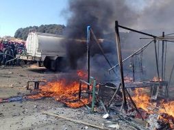 Debido a la fuerza de la explosión, ocupantes de las casas aledañas resultaron heridos. SUN/ARCHIVO