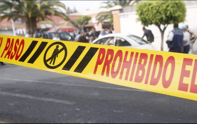 La víctima fue identificada como masculino, aproximadamente de 25 años de edad. EL INFORMADOR/ARCHIVO
