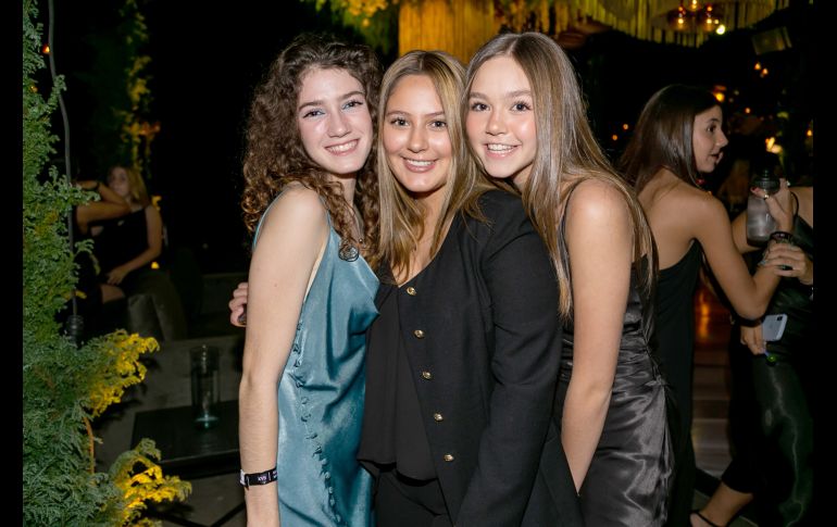 Ximena Fernández, Michelle Morales y Fernanda Medina. GENTE BIEN JALISCO/ JORGE SOLTERO