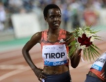 La doble medallista de bronce mundial de 10.000 metros (en 2017 y 2019) y cuarta en los últimos Juegos Olímpicos de Tokio en 5.000 metros fue encontrada muerta, apuñalada, en su casa en Iten.AFP/K. JAAFAR