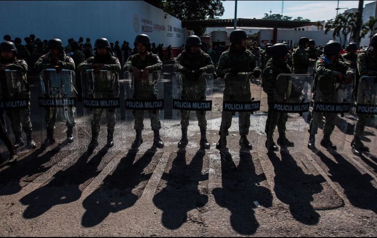 Miembros de las organizaciones criminales se enfrentaron por espacio de dos horas. NTX/ ARCHIVO