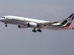 Tras un mes de recibir mantenimiento en California, Estados Unidos, la aeronave utilizada por el expresidente, Enrique Peña Nieto, regresó a la Ciudad de México, en julio pasado. SUN / ARCHIVO