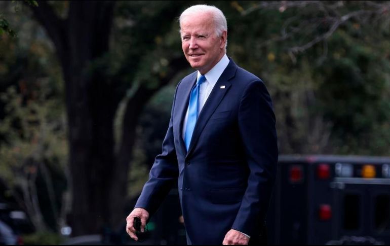 Joe Biden comentó que, según la información que tenía, Bill Clinton estaba recuperándose de su infección. EFE/O. Contreras