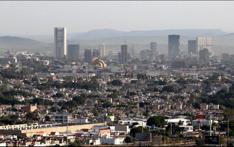 La zona Centro y Oriente de Guadalajara, Miravalle y Las Pintas presentan riesgo por contaminación del aire. EL INFORMADOR/Archivo