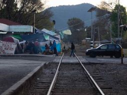 Los maestros del CNTE continuarán los bloqueos en las vías de ferrocarriles en varios puntos de Michoacán. SUN/ARCHIVO
