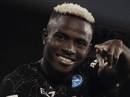 El autor. Victor Osimhem marcó el gol del triunfo napolitano a falta de nueve minutos para que concluyera el encuentro ante el Torino. AFP/ F. Monteforte