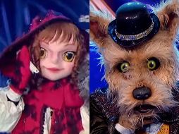 “Caperucita” y “Perro Callejero” fueron destapados en “¿Quién es la Máscara?”. ESPECIAL / Televisa
