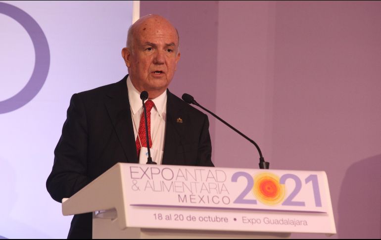 Vicente Yáñez participa en la inaguración de la Expo ANTAD 2021, que se realiza en Expo Guadalajara. EL INFORMADOR/A. Camacho