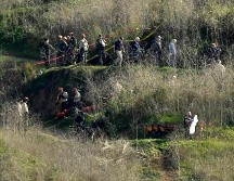 Sitio donde se estrelló el helicóptero que mató a Kobe Bryant, su hija Gianna y otras siete personas en una ladera en Calabasas, a las fueras de la ciudad de Los Ángeles. AP/ARCHIVO
