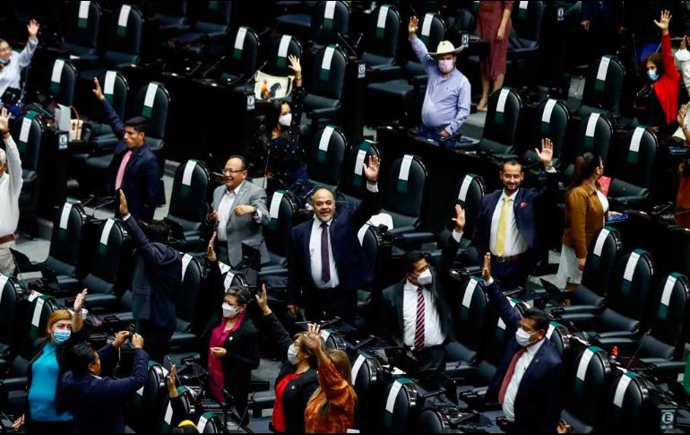 El dictamen tuvo 260 votos a favor (Morena, Verde y PT) y 218 en contra (PAN, PRI, PRD y MC). SUN/D. Simón