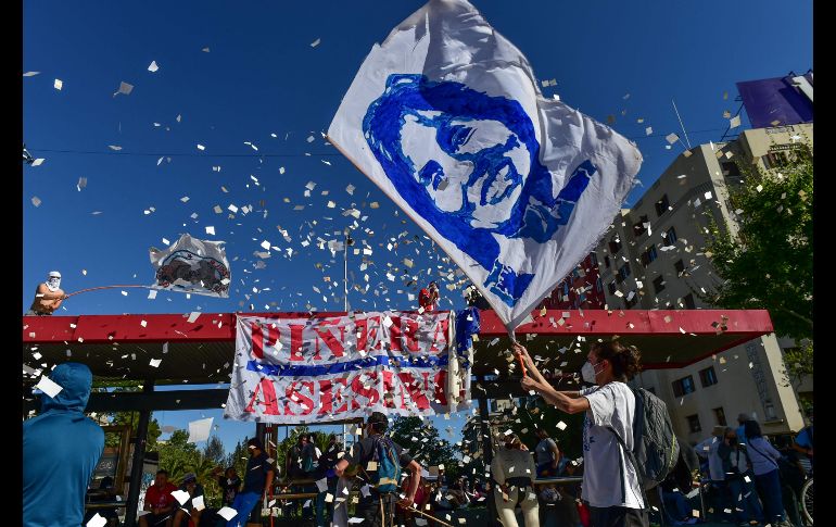 Protestas pacíficas en Chile. AFP / ARCHIVO