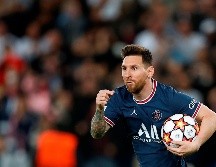 El astro argentino firmó su primer doblete con su nuevo club. EFE/I. Langsdon