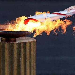 Llama olímpica llega a China para Juegos de Invierno Beijing 2022