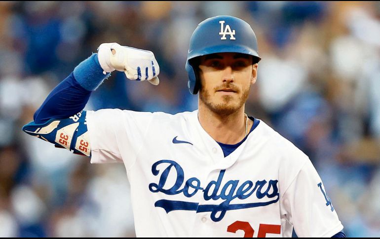Despierta. Cody Bellinger le dio vida a los Dodgers gracias a su cuadrangular de tres carreras. AFP/ S.Haffey