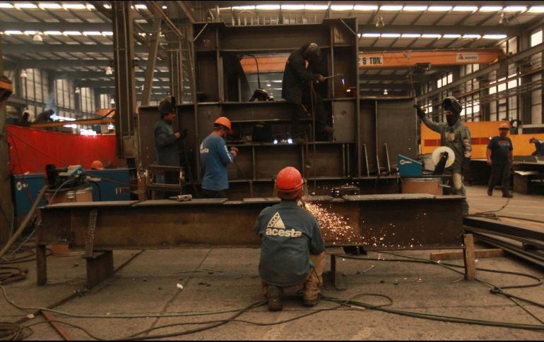 La producción manufacturera de Jalisco ascendió a 363 mil 081 MDP en los primeros ocho meses del año, -4.9 % que el mismo periodo de 2019. EL INFORMADOR/Archivo