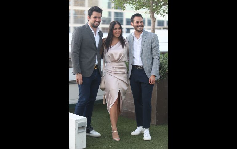 Juan Carlos Gutiérrez, Clío Uribe y David De León GENTE BIEN JALISCO/CLAUDIO JIMENO