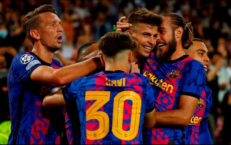 OXÍGENO. El equipo azulgrana llegaba a este encuentro sin derecho a fallo tras cosechar dos derrotas en sus dos primeros encuentros europeos. EFE/A. GARCÍA