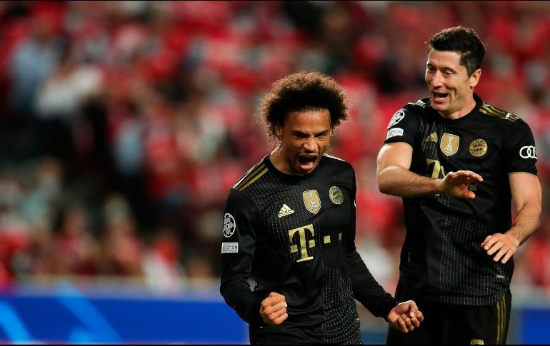 ENCENDIDO. Leroy Sané lideró la victoria de los Bávaros con un doblete. EFE/M. CRUZ